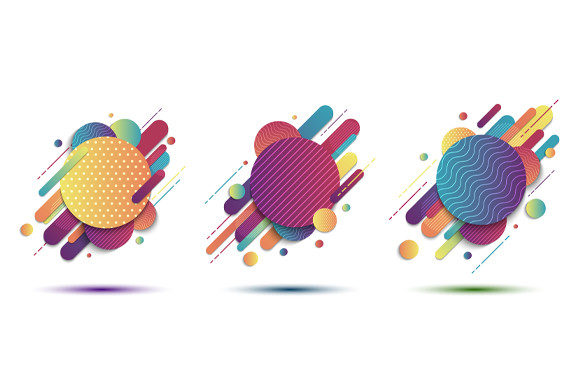 Exploring the Versatility of Set Geometric Rounded Line Shape Element in Modern Design