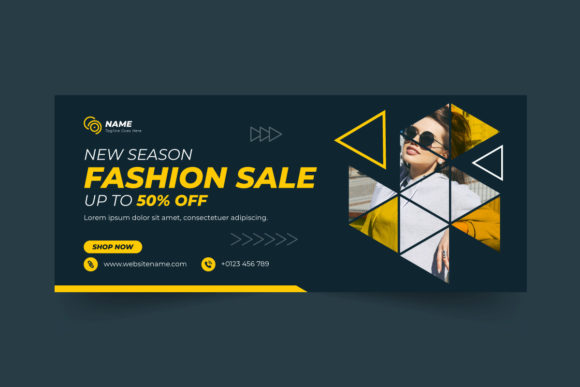 Fashion Sale Web Banner Facebook Cover