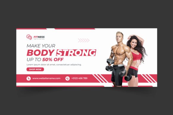 Fitness Web Banner Facebook Cover