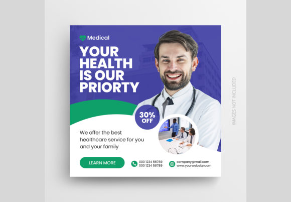 Medical Social Media Banner Template