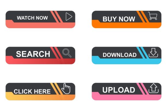Realistic Modern Web Buttons: A Comprehensive Guide to Vector Files and Practical Design Solutions