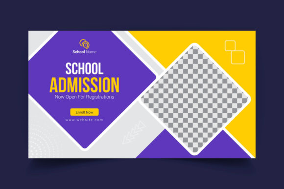 Strategic Use of School Admission YouTube Thumbnail for Effective Branding