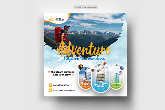 Travel Holiday Social Media Banner