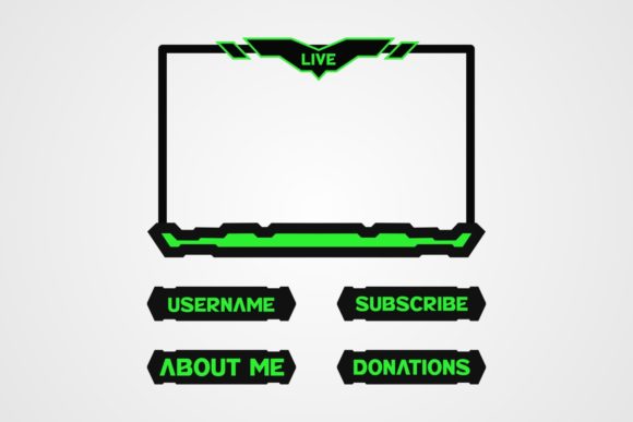 Twitch Live Stream Overlay Panel