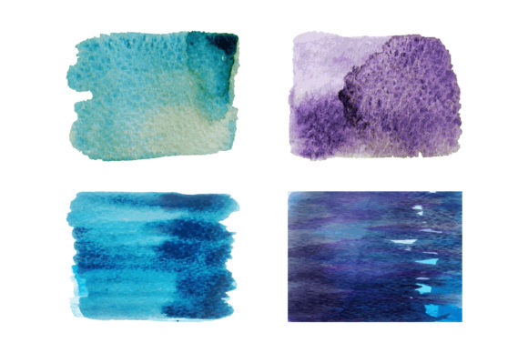 Watercolor Paintbrush Paint Stains Set: A Unique Tool for Artistic Expression